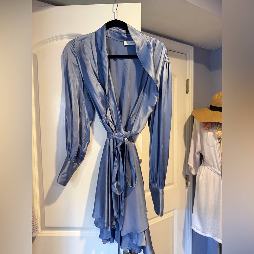 zimmermann silk wrap dress - Picture 2 of 10